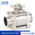 Industrial Equipment Clamp End 3PC Ball Valve